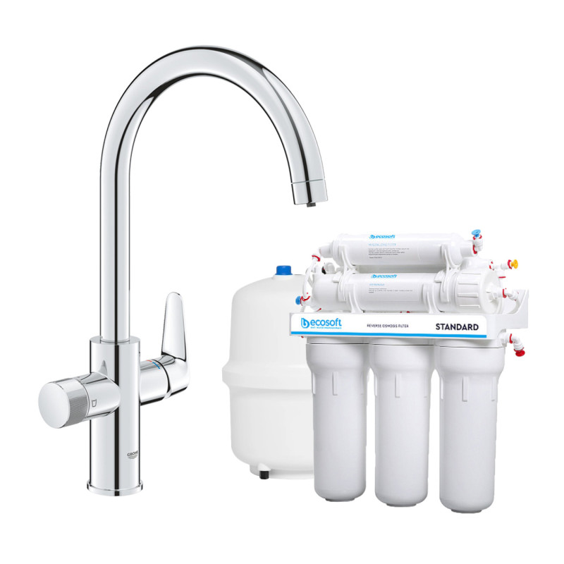 Blue Pure StartCurve змішувача для кухні з фільтром зворотного осмосу Ecosoft Standar (MO55030592)