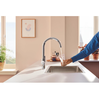 Blue Pure StartCurve змішувача для кухні з фільтром зворотного осмосу Ecosoft Standar (MO55030592) Blue Pure StartCurve змішувача для кухні з фільтром зворотного осмосу Ecosoft Standar (MO55030592)