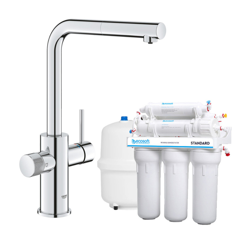 Blue Pure Minta змішувача для кухні з фільтром зворотного осмосу Ecosoft Standart (MO55030601)