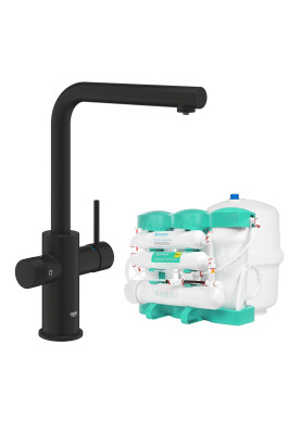 Blue Pure Minta змішувач з фільтром зворотного осмосу Ecosoft P'URE AQUACALCIUM Mint (MO67530590KF)