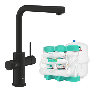 Blue Pure Minta змішувач з фільтром зворотного осмосу Ecosoft P'URE AQUACALCIUM Mint (MO67530590KF)