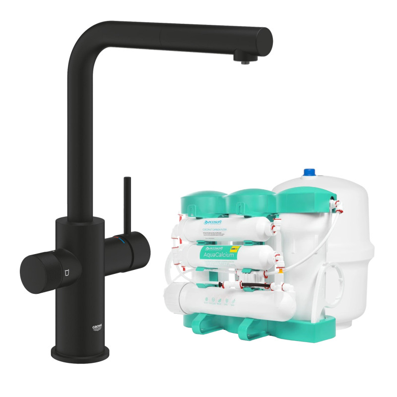 Blue Pure Minta змішувач з фільтром зворотного осмосу Ecosoft P’URE AQUACALCIUM Mint (MO67530590KF)