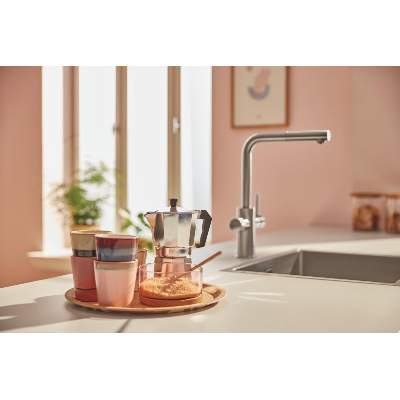 Blue Pure Minta змішувач з фільтром зворотного осмосу Ecosoft P’URE AQUACALCIUM Mint (MO67530601DC)