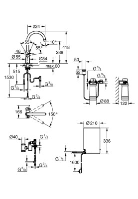 GROHE Red Duo Змішувач та бойлерна система M-size (30083001)