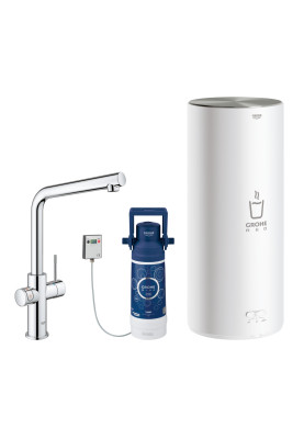 Стартовий комплект Grohe Red DUO з бойлером розміру L і змішувачем, вилив L, хром (30325001)