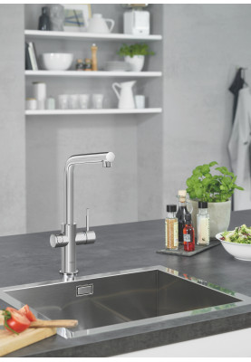 Стартовий комплект Grohe Red DUO з бойлером розміру L і змішувачем, вилив L, хром (30325001)