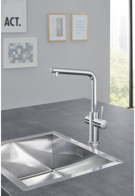Стартовий комплект Grohe Red DUO з бойлером розміру L і змішувачем, вилив L, хром (30325001)