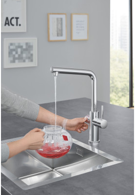 Стартовий комплект Grohe Red DUO з бойлером розміру L і змішувачем, вилив L, хром (30325001)