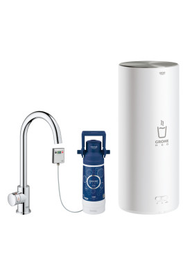 Стартовий комплект Grohe Red MONO з бойлером розміру L і краном, вилив С, хром (30080001)