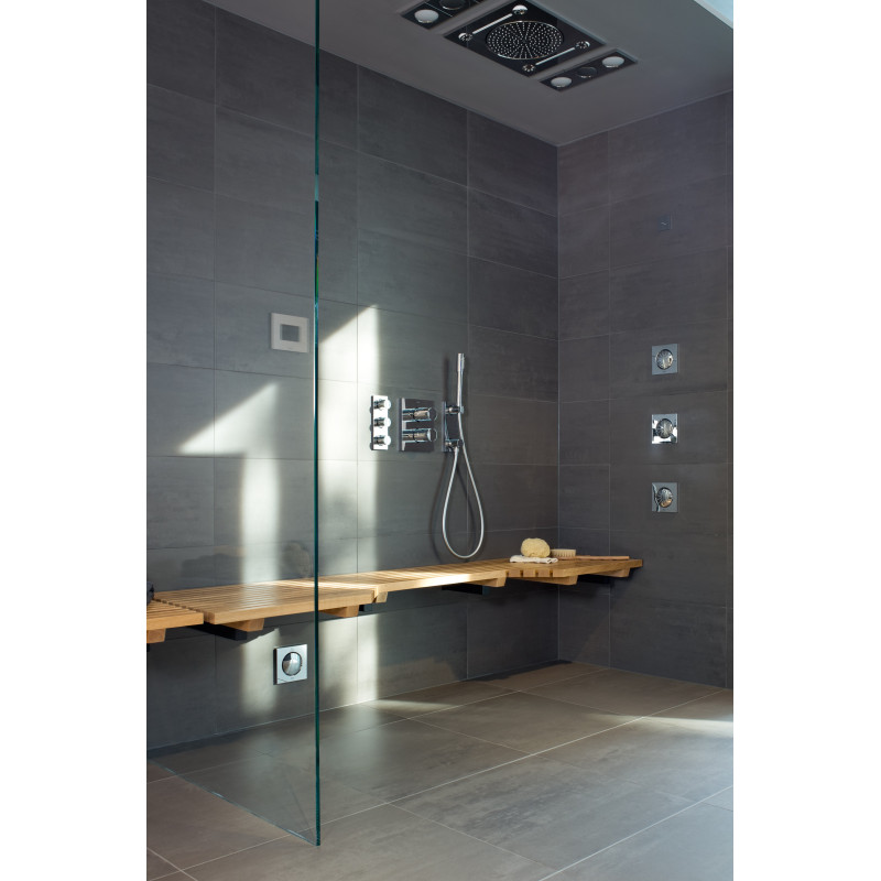 Grohtherm F Зовнішня частина вбудованого вентиля, 3 виходи (27625000)
