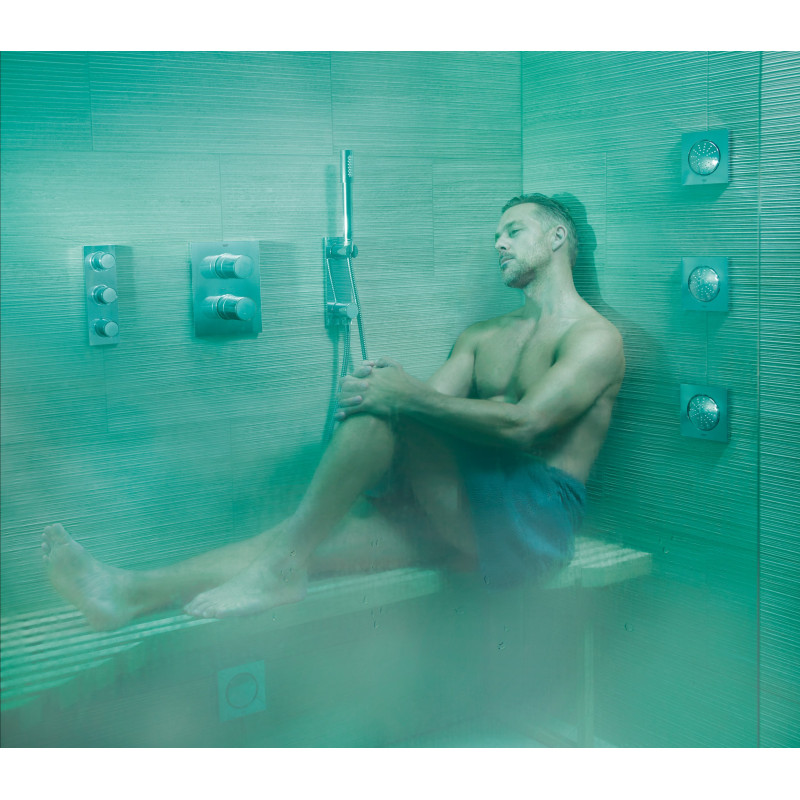 Grohtherm F Зовнішня частина вбудованого вентиля, 3 виходи (27625000)