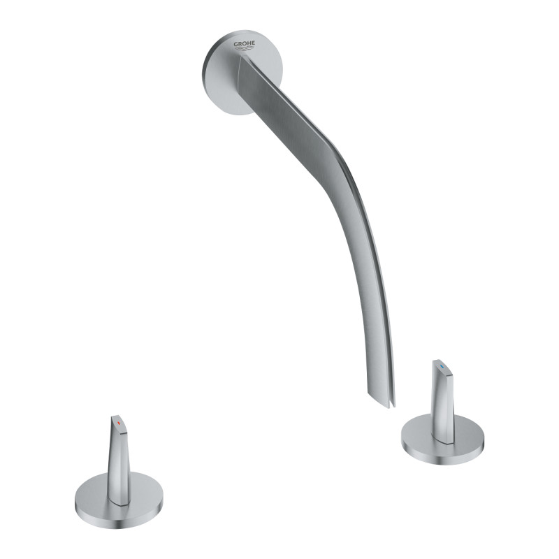Atrio Icon 3D смеситель для раковины на 3 отверстия (20614SD0)