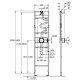 Rapido Shower Frame Інсталяція для встановлення душової системи (1039939990)