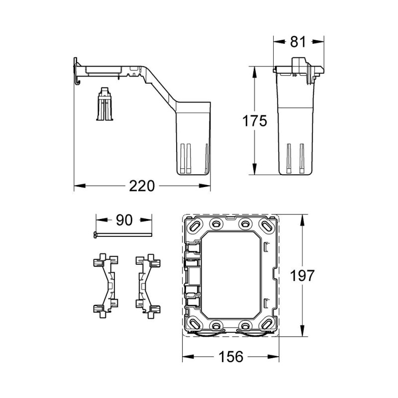 GROHE Fresh Набір для переоснащення (38796000)