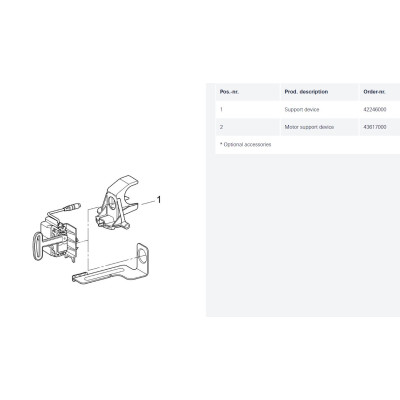 Сервопривод для інфрачервоних панелей змиву для бачків GD2 (43281000)