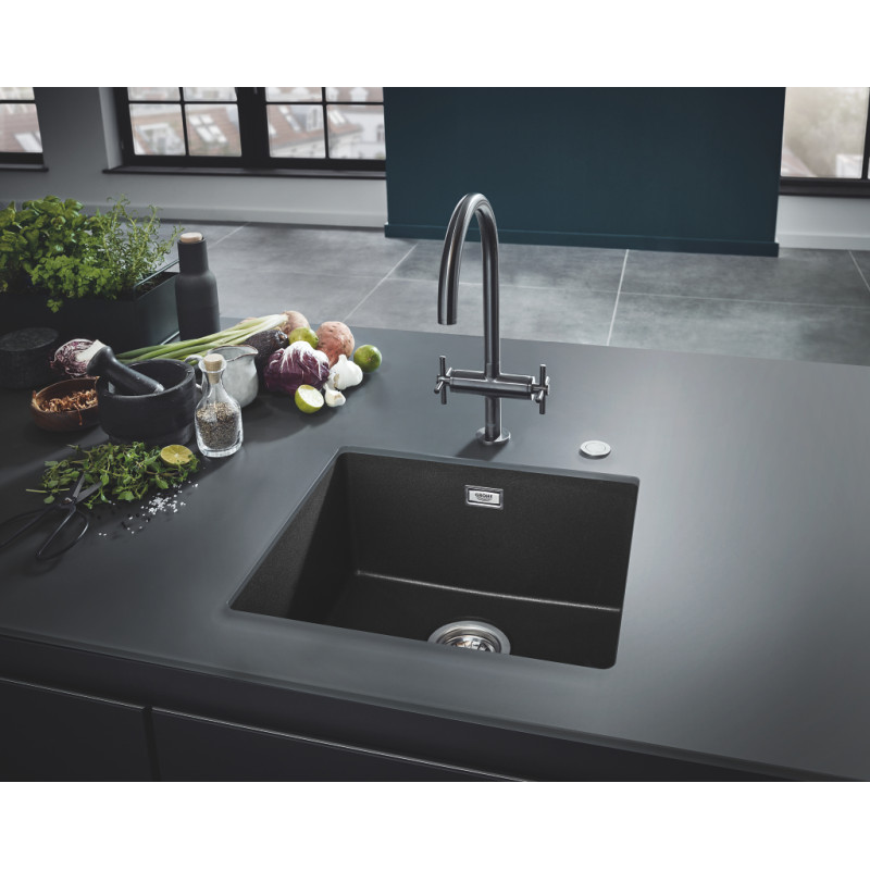 Мийка для кухні 457 x 406 мм, Granite Black (31653AP0)