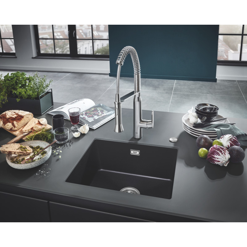 Мийка для кухні 457 x 406 мм, Granite Black (31653AP0)
