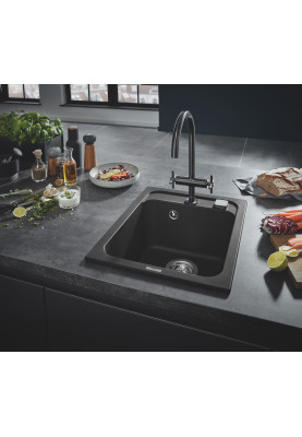 Мийка для кухні 400х500 мм, Granite Black (31650AP0)