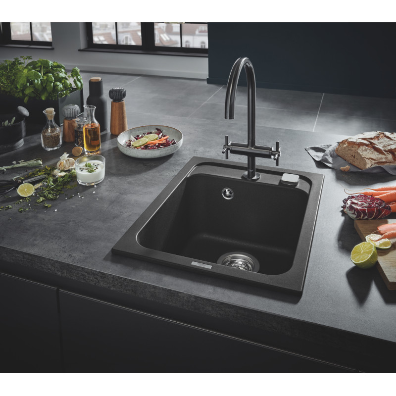 Мийка для кухні 400 х 500 мм, Granite Black (31650AP0)