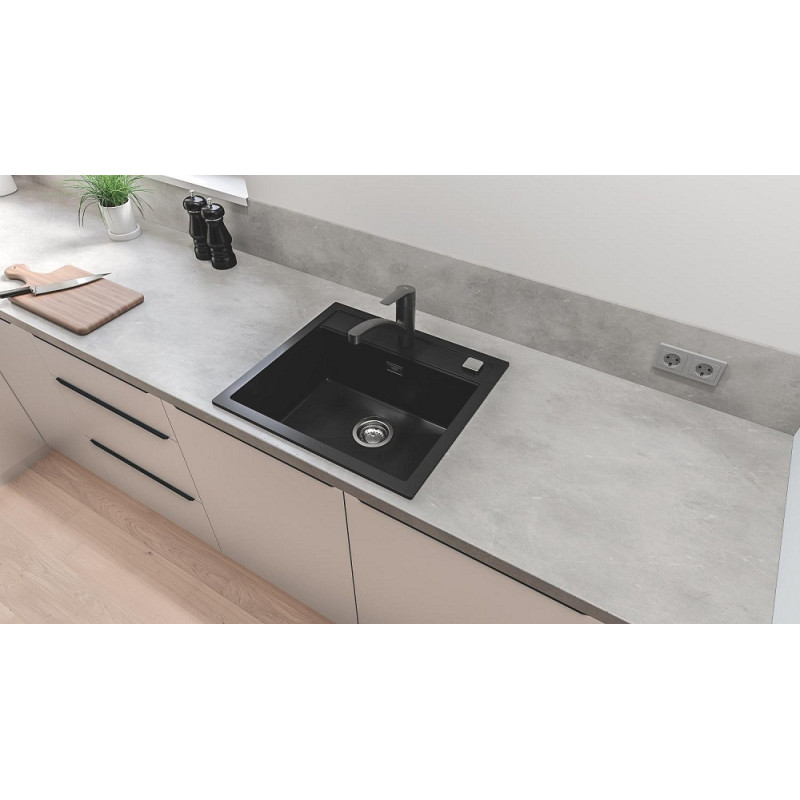 Мийка для кухні 560 x 510 мм, Granite Black (31651AP0)