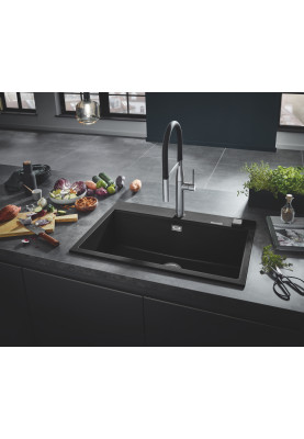 Мийка для кухні 780 x 510 мм, Granite Black (31652AP0)