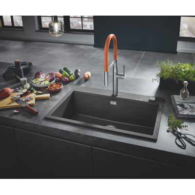 Мийка для кухні 780 x 510 мм, Granite Grey (31652AT0)