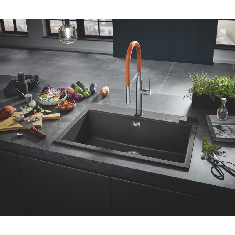 Мийка для кухні 780 x 510 мм, Granite Grey (31652AT0)