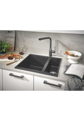 Мийка для кухні 555 x 460 мм, Granite Black (31648AP0)