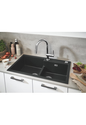 Мийка для кухні 860 х 500 мм, Granite Black (31649AP0)