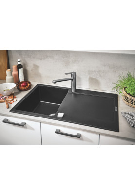 Мийка для кухні 860 х 500 мм, Granite Black (31644AP0)