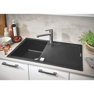 Мийка для кухні 860 х 500 мм, Granite Black (31644AP0)