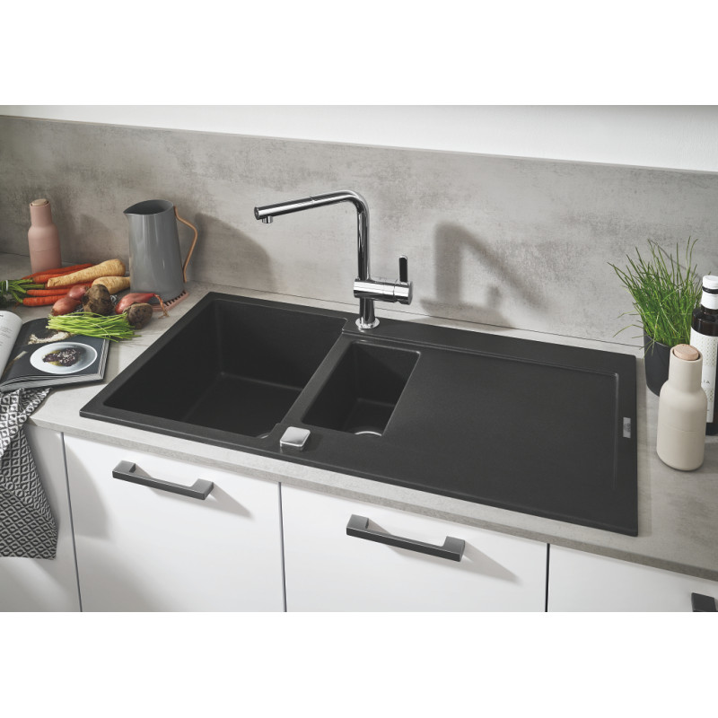 Мийка для кухні 1000 х 500 мм, Granite Black (31646AP0)