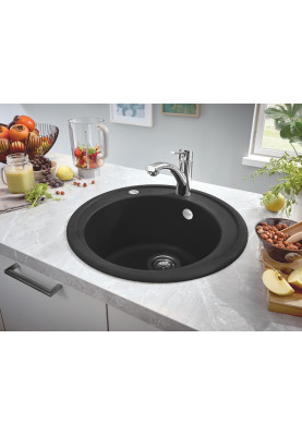 Мийка для кухні D=510 мм, Granite Black (31656AP0)