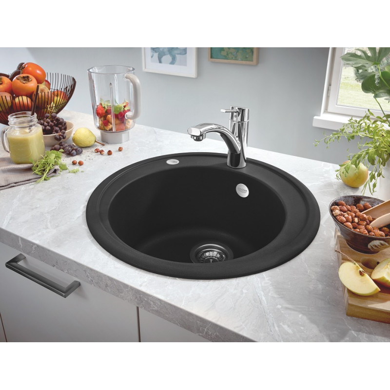 Мийка для кухні D=510 мм, Granite Black (31656AP0)