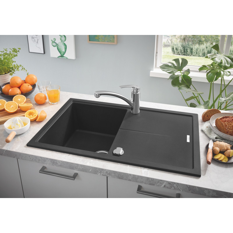 Мийка для кухні 780 x 500 мм, Granite Black (31639AP0)