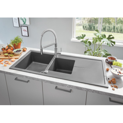 Мийка для кухні 1160 х 500 мм, Granite Grey (31643AT0)