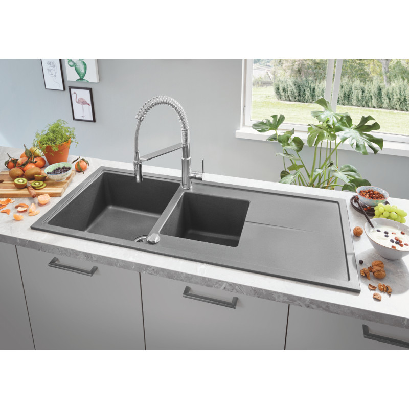 Мийка для кухні 1160 х 500 мм, Granite Grey (31643AT0)