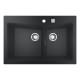 Мийка для кухні 840х560 мм, Granite Black (31657AP0)