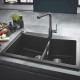 Мийка для кухні 840х560 мм, Granite Black (31657AP0)