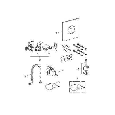 Ondus Digitecture Light Накладна панель змиву (38915LS0)