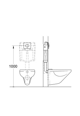 Панель змиву для унітазу GROHE Skate Air горизонтальна (38506000)