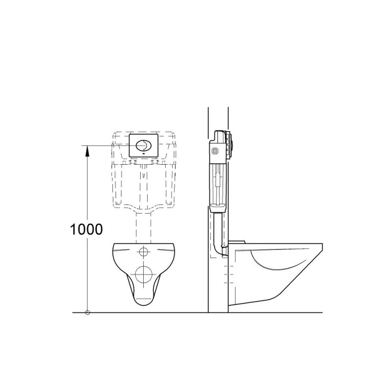 Панель змиву для унітазу GROHE Skate Air горизонтальна (38506000)