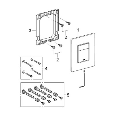 Skate Cosmopolitan Панель змиву для унітазу, латунь (38821000)
