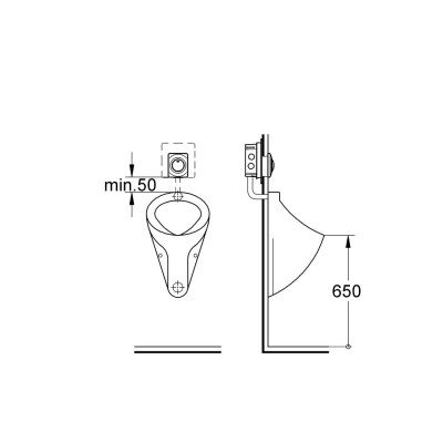 Surf Накладна панель змиву для пісуара (38808SH0)