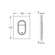 Панель змиву для прихованого бачка GROHE Arena Cosmopolitan S (37624DC0)