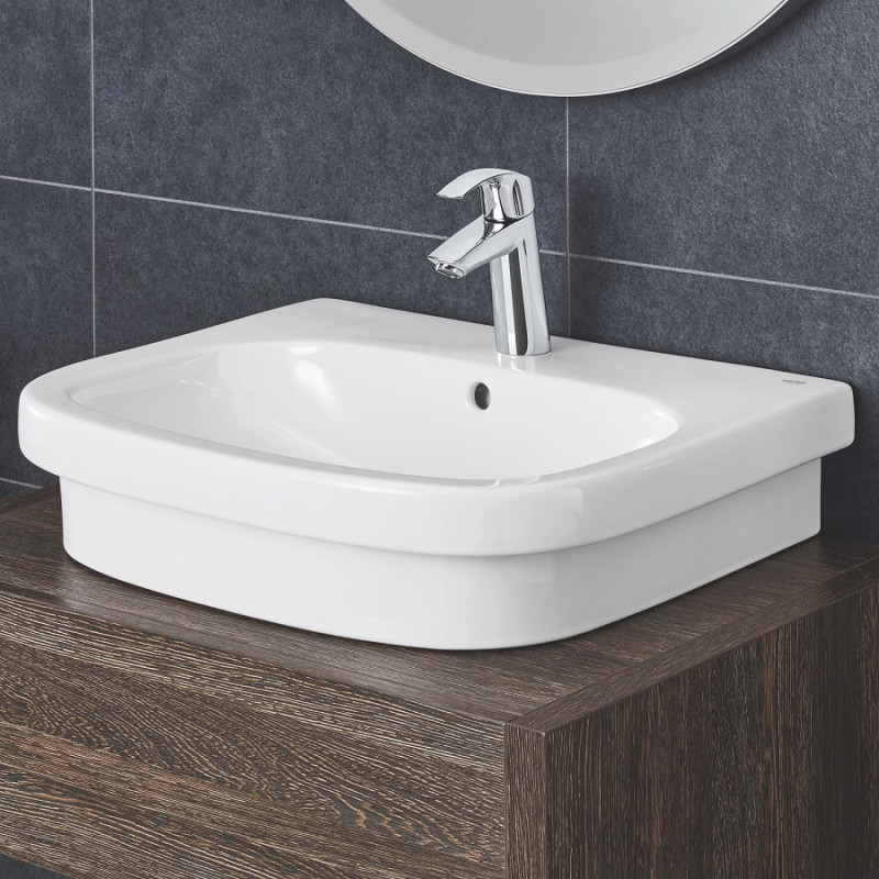 Euro Ceramic Раковина для стільниці накладна 600 х 480 мм (39337000)