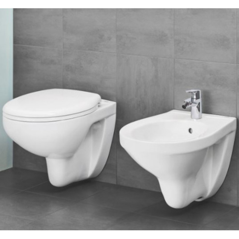 Bau Ceramic Підвісний безободковий унітаз з сидінням з мікроліфтом (39351000)