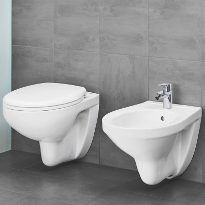 Bau Ceramic Підвісний безободковий унітаз із сидінням з мікроліфтом (39351000)