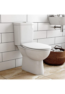 Bau Ceramic Унітаз підлоговий безободковий, вертикальний випуск (39429000)