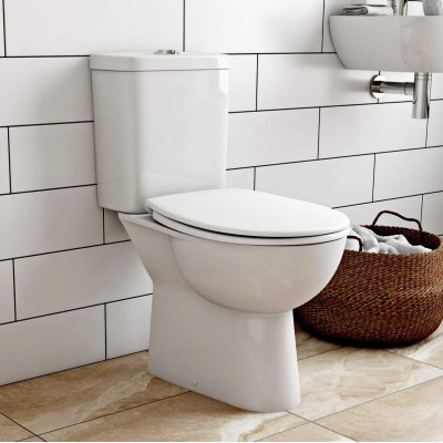 Bau Ceramic Унітаз підлоговий безободковий, вертикальний випуск (39429000)